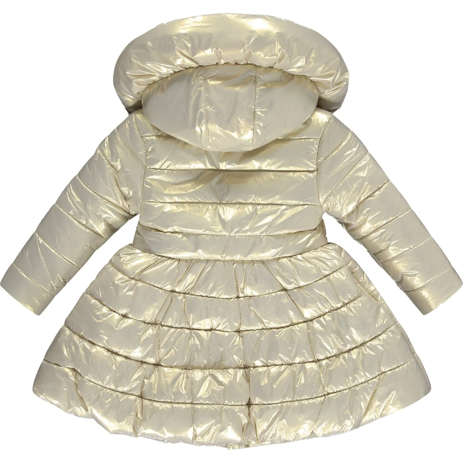 A DEE - Priscilla Metalic Hooded Jacket - Light Gold