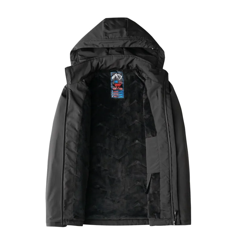 Athleisure Stand-up Collar And Hooded Padded Cotton Jacket