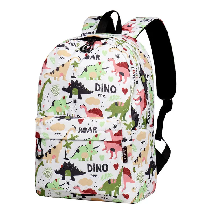 Dinosaur Backpack for Kids Cute Fun Printing Bookbag Lightweight School Bag