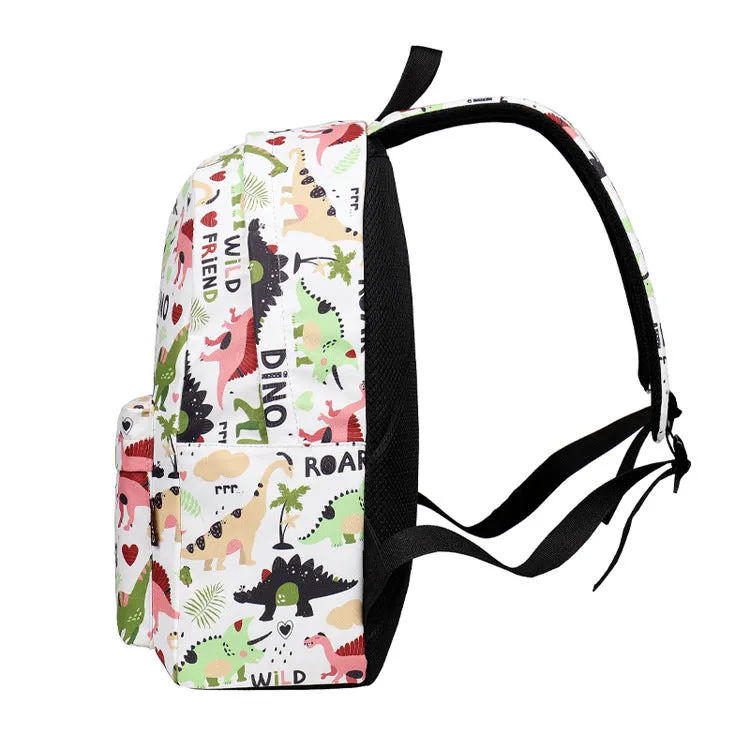 Dinosaur Backpack for Kids Cute Fun Printing Bookbag Lightweight School Bag