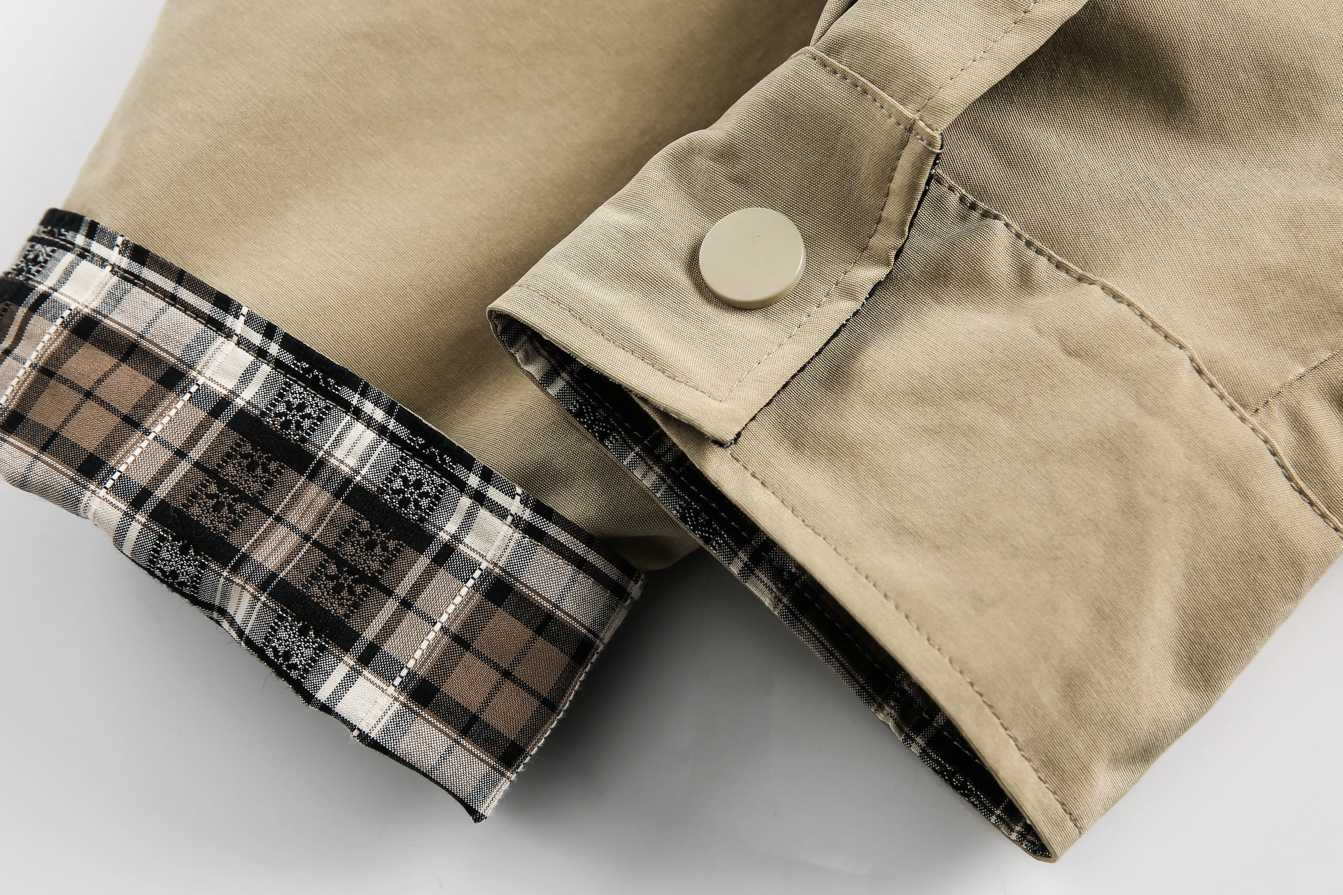 Faire Echo Korean Style Checkered Jacket