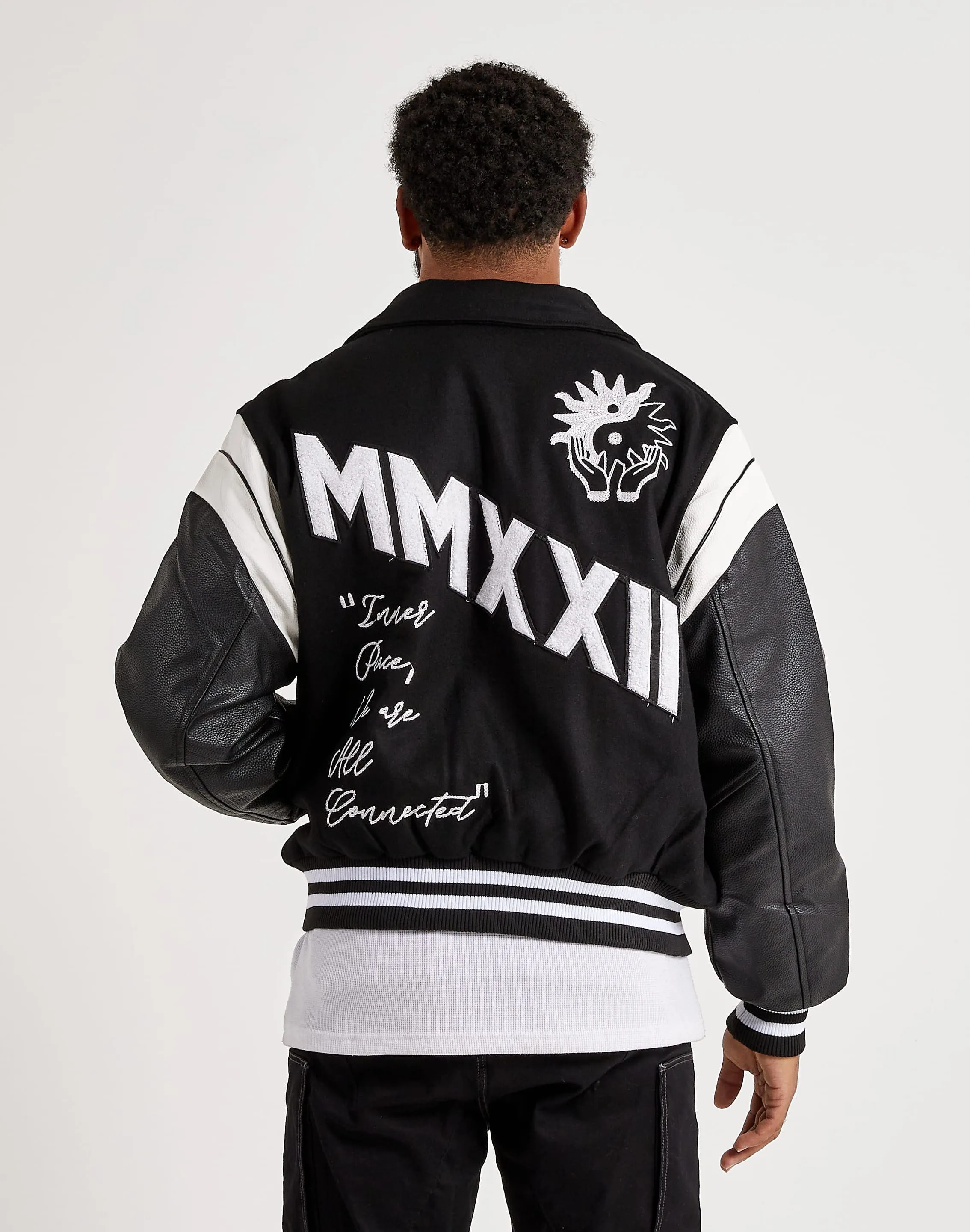 First Row Keep Things Simple Varsity Jacket