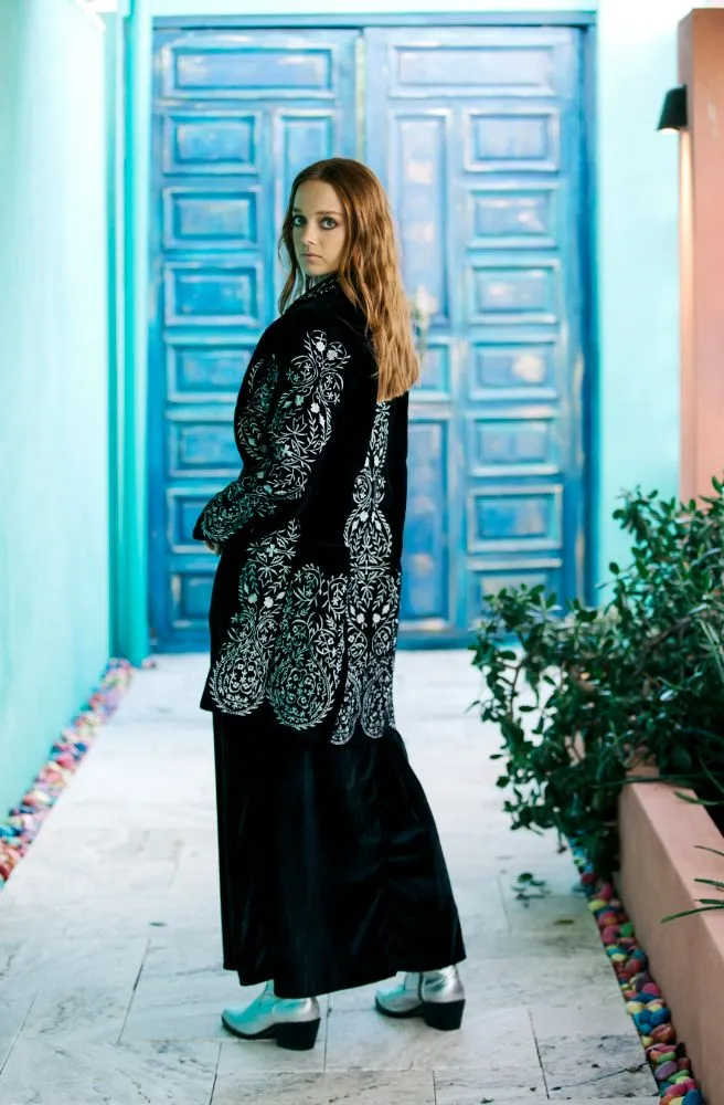 Fleetwood Embroidery Coat Midnight