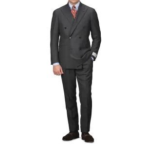 Grey Calm Twist Wool DB Suit
