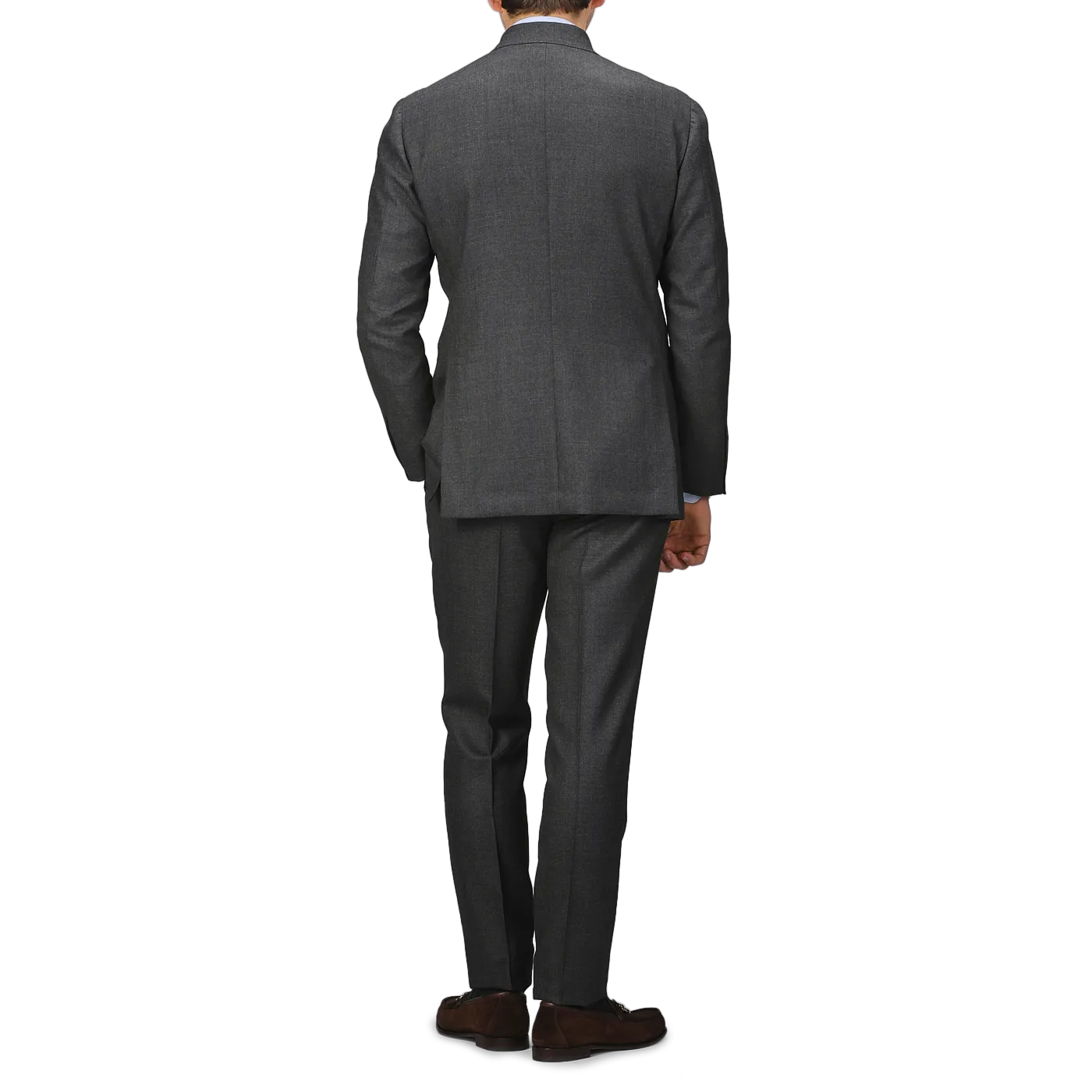 Grey Calm Twist Wool DB Suit