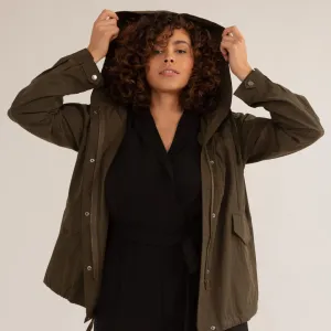 Ivy High Collared Utility Jacket