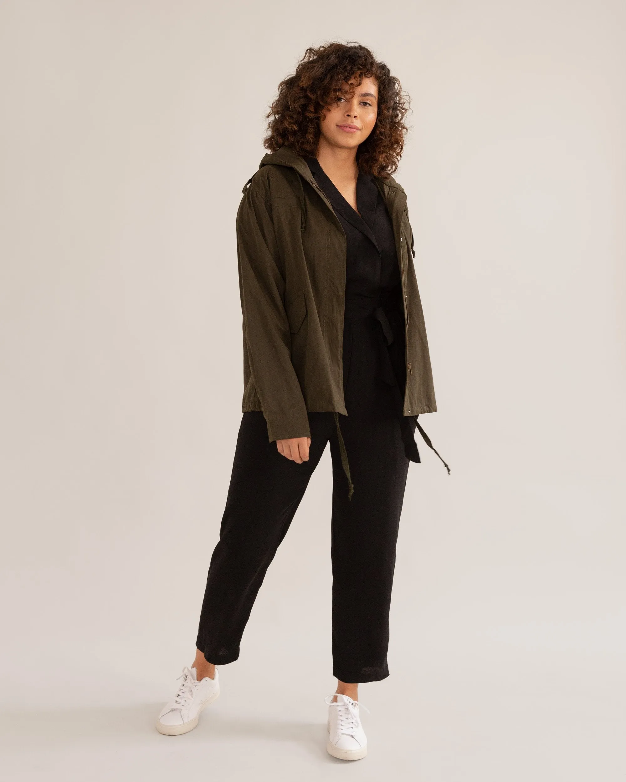 Ivy High Collared Utility Jacket