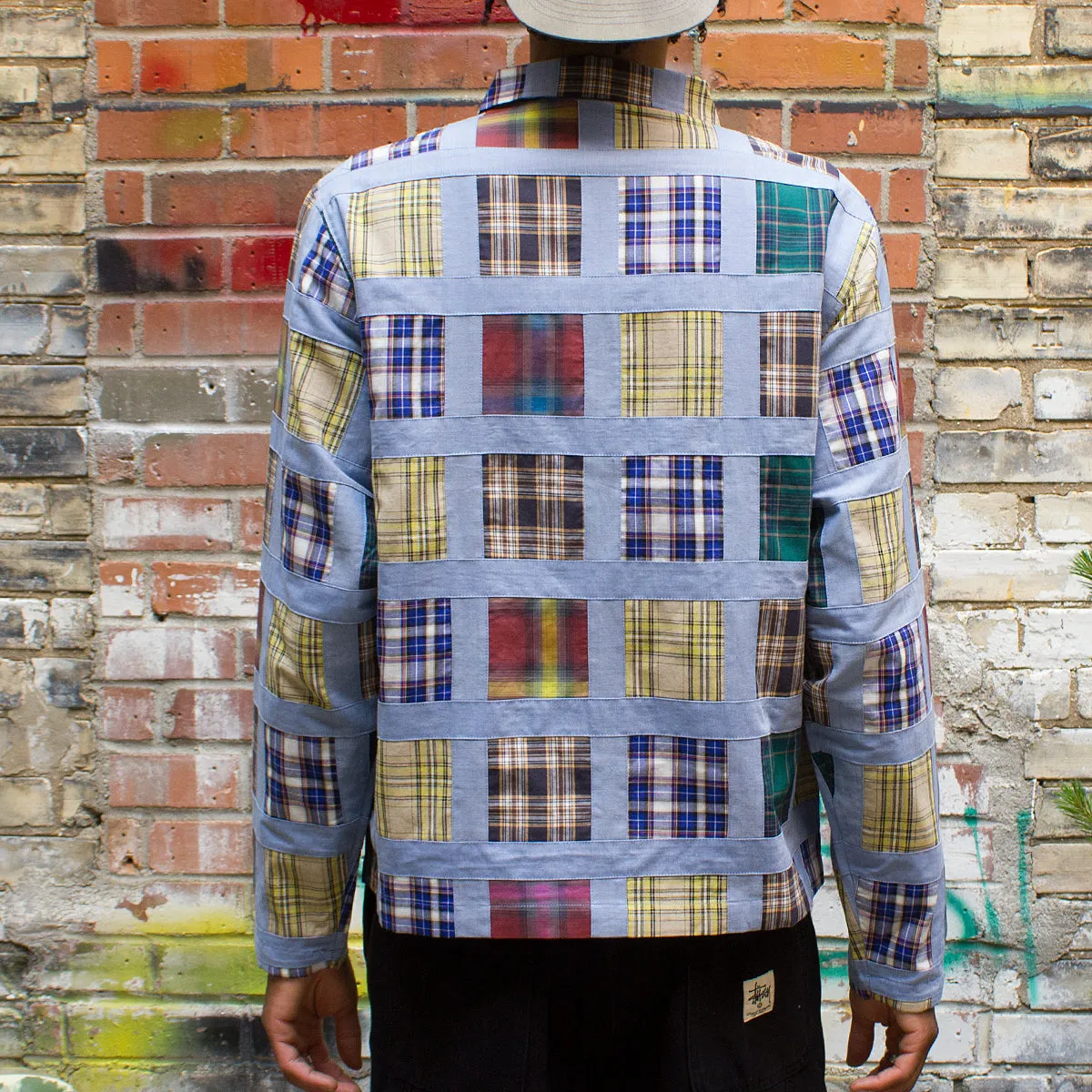 Madras Patchwork Zip Jacket