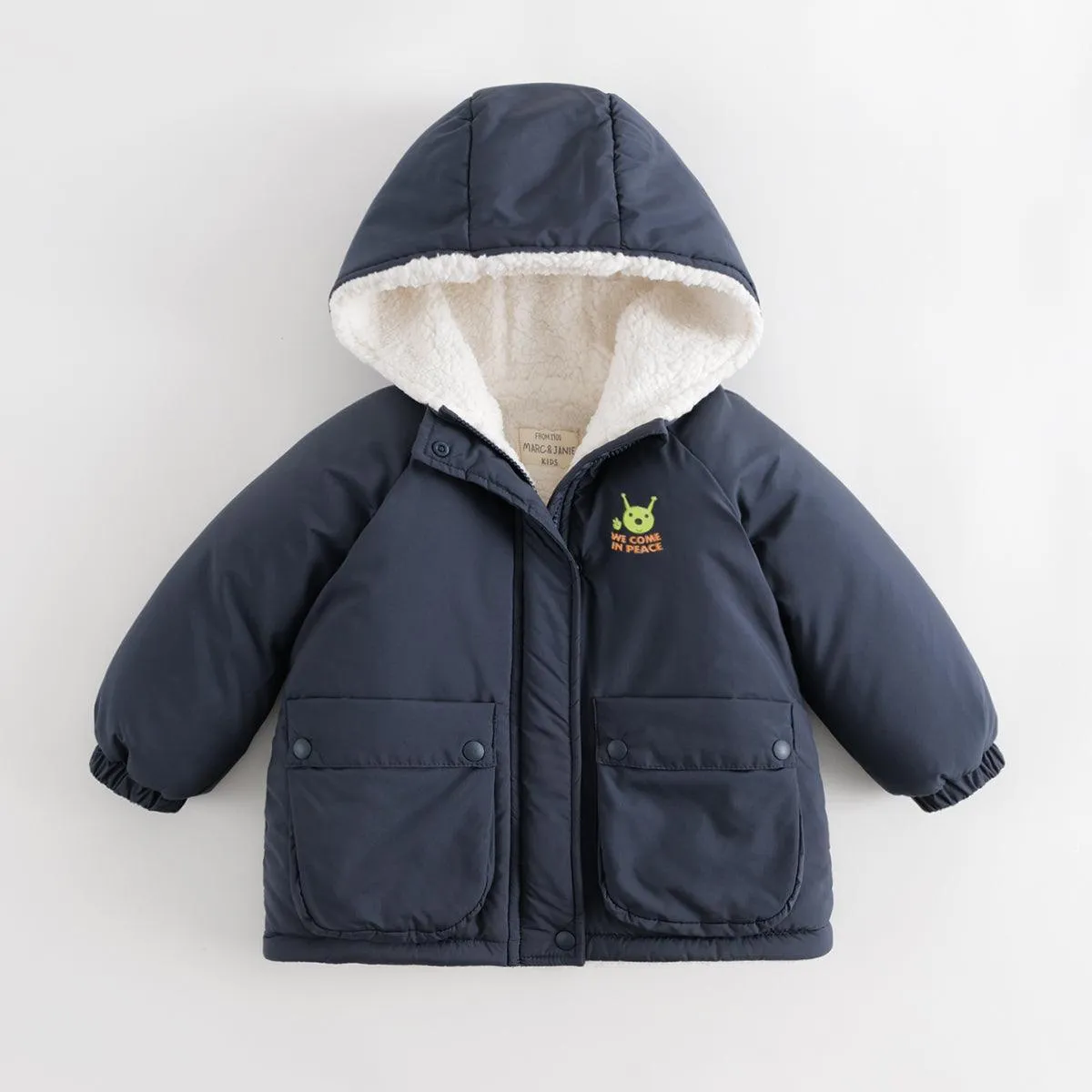MARC & JANIE Boys Girls Hooded Padded Jacket 231182