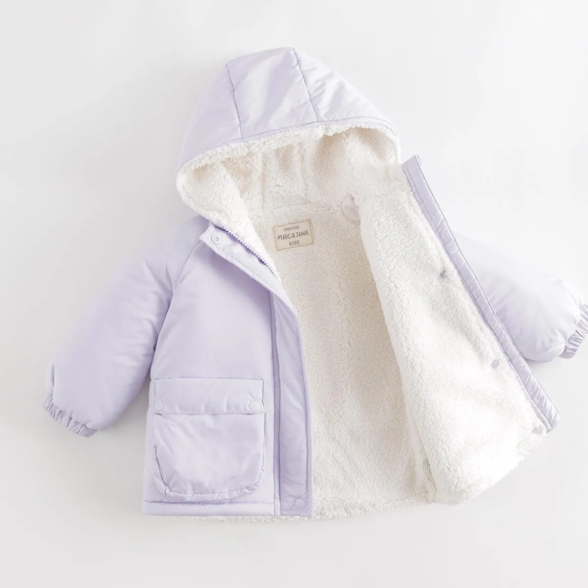 MARC & JANIE Boys Girls Hooded Padded Jacket 231182