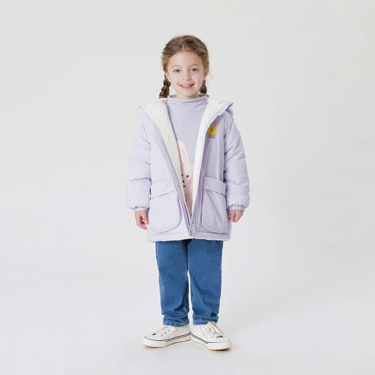 MARC & JANIE Boys Girls Hooded Padded Jacket 231182