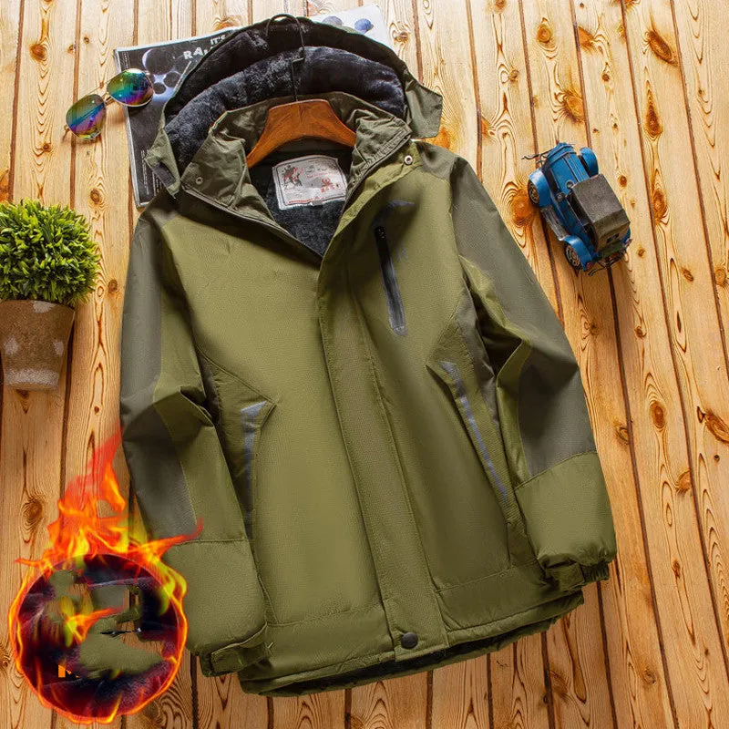 People Padded Jacket Middle-aged Dad Winter Coat