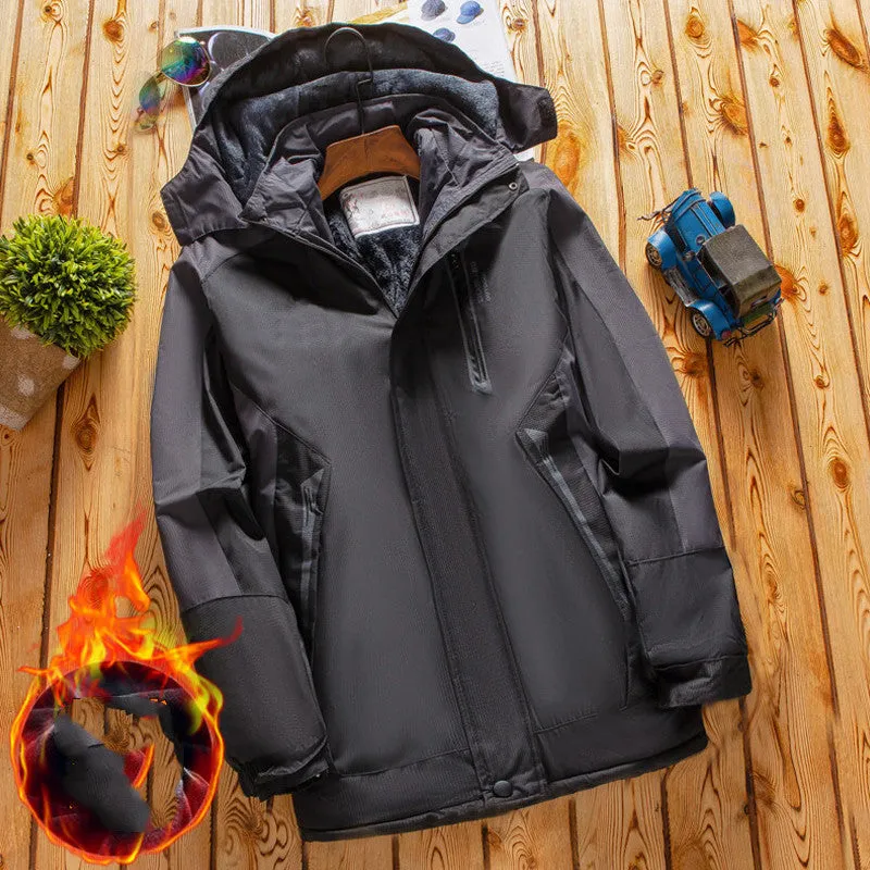 People Padded Jacket Middle-aged Dad Winter Coat