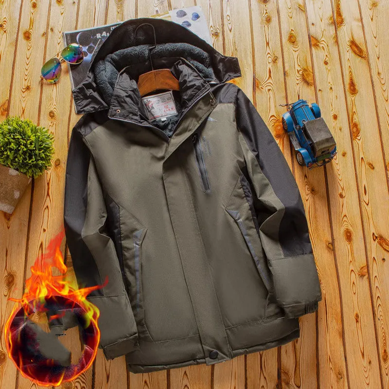 People Padded Jacket Middle-aged Dad Winter Coat