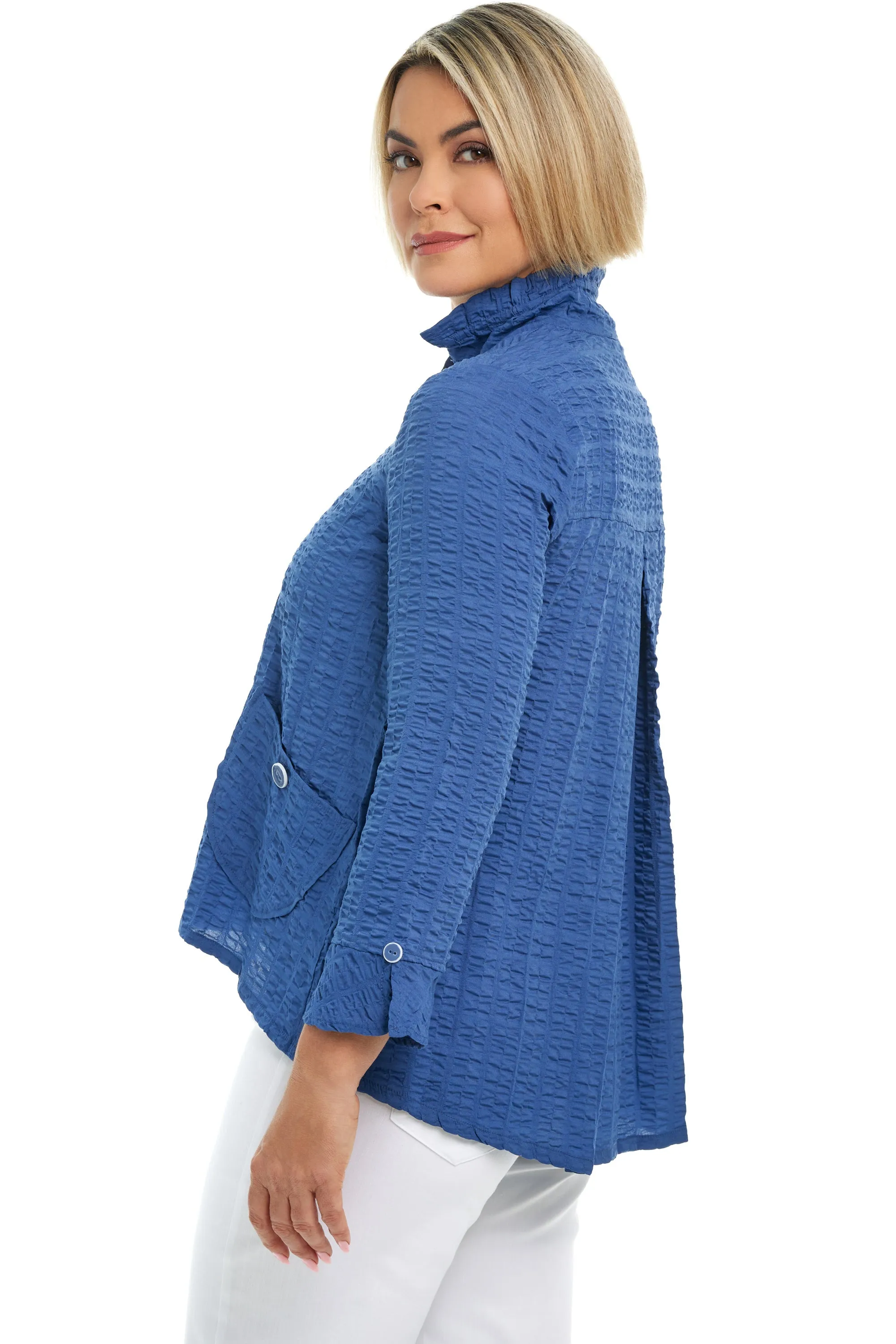 Pucker Weave Retro Jacket