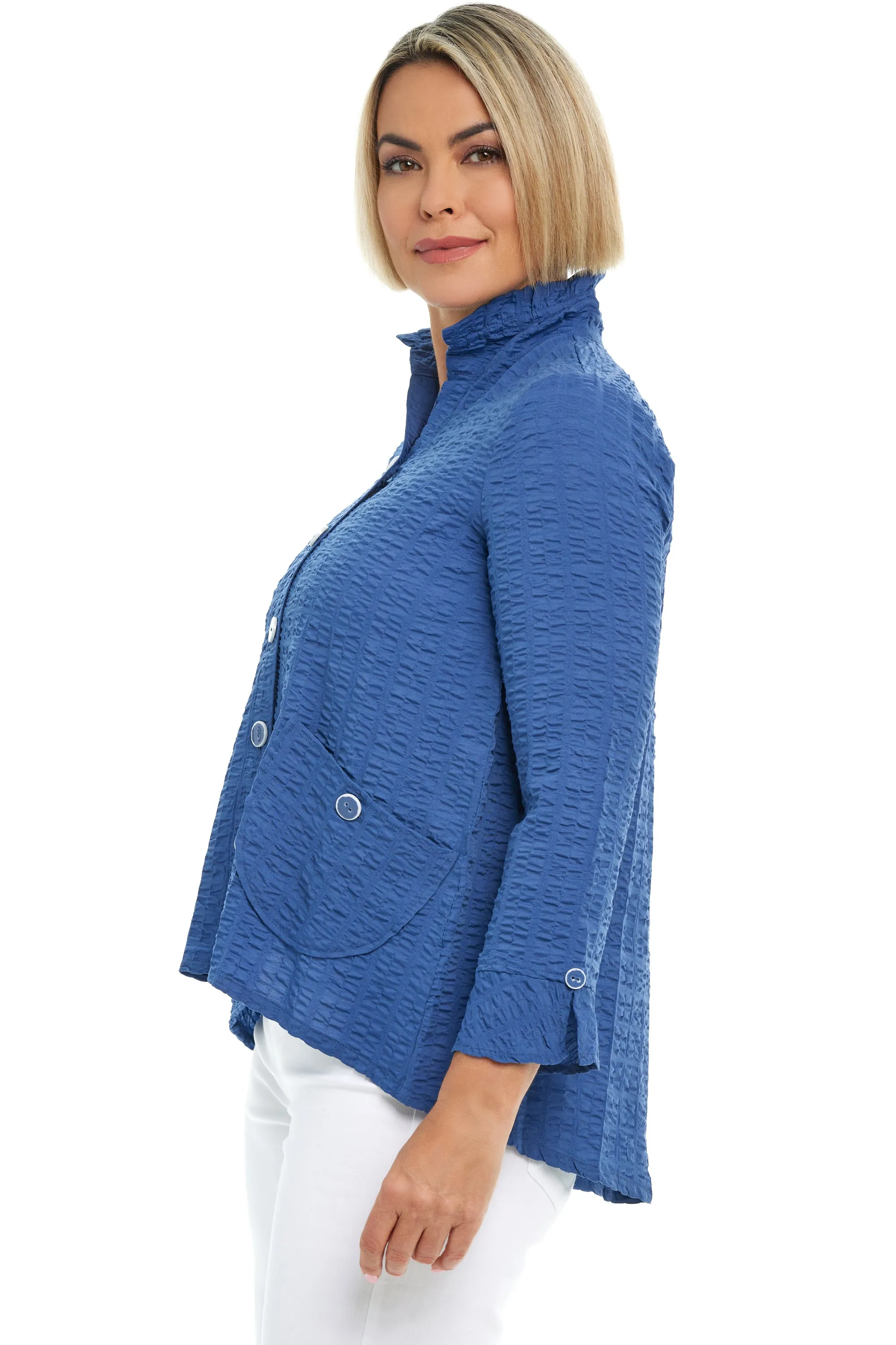 Pucker Weave Retro Jacket