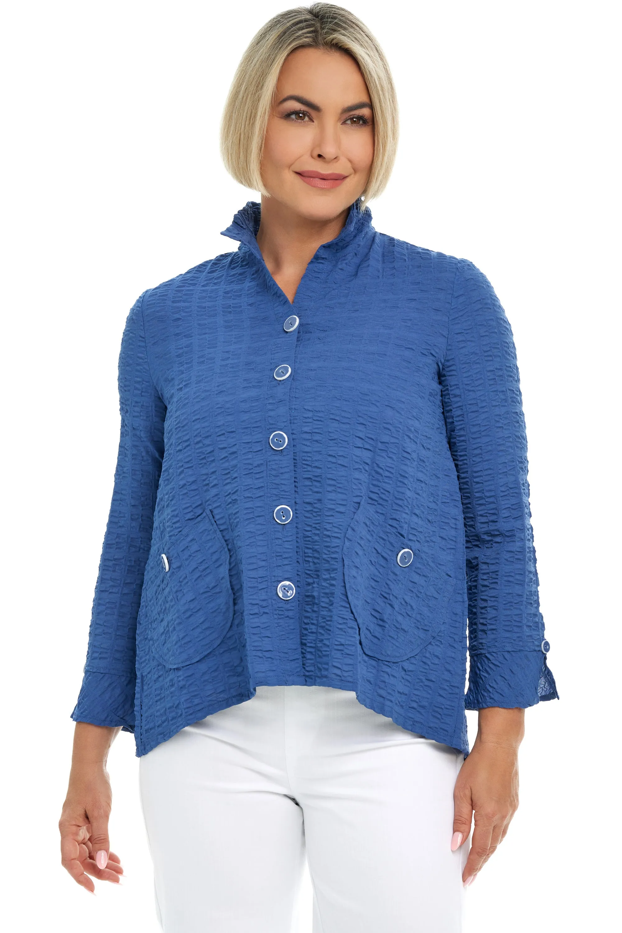 Pucker Weave Retro Jacket