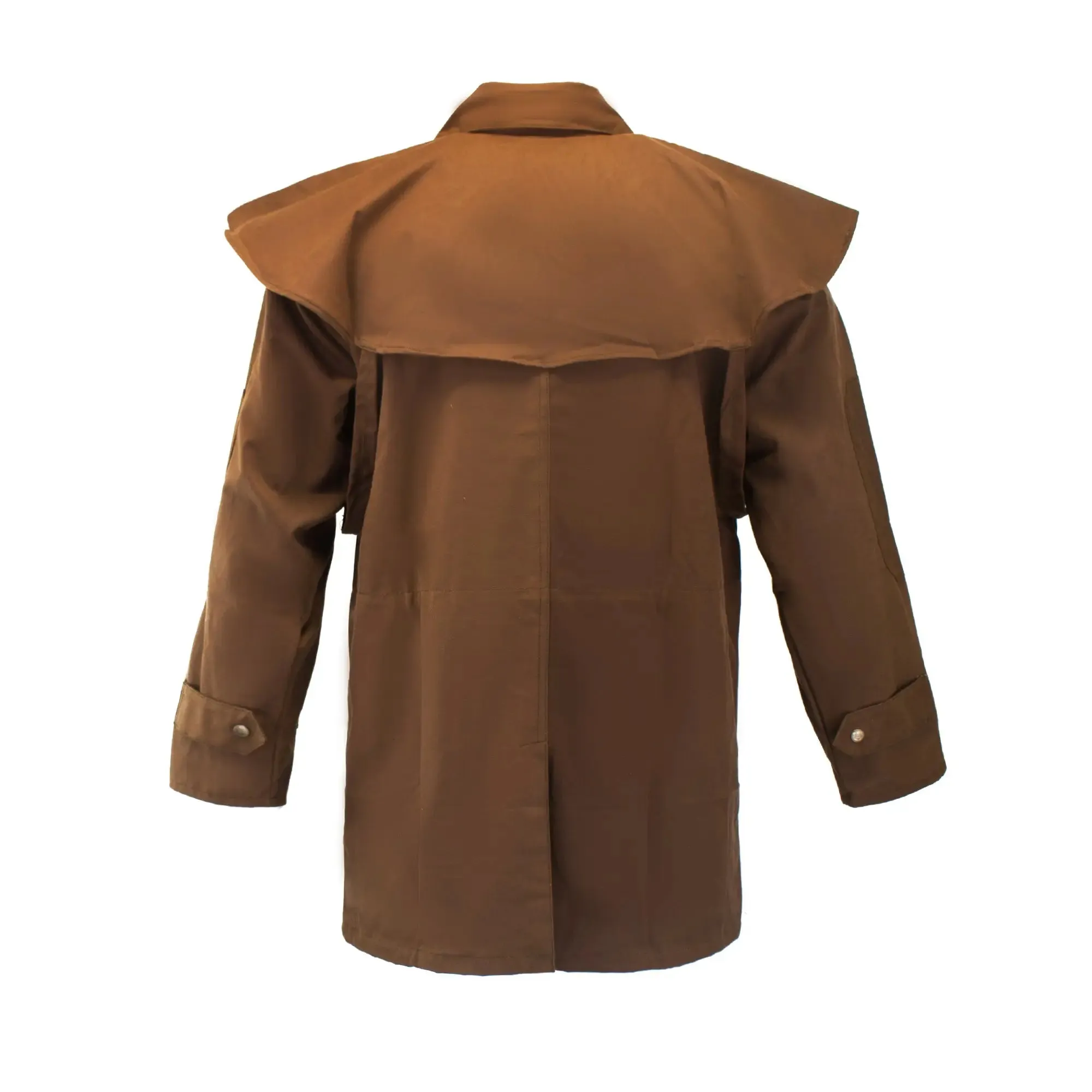 Resistance Oilskin Cotton Western Short Duster Jacket